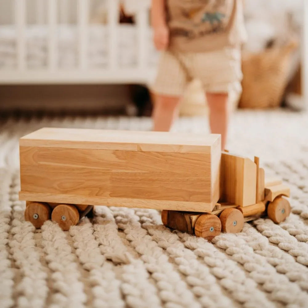Kids Wooden Cargo Truck QToys