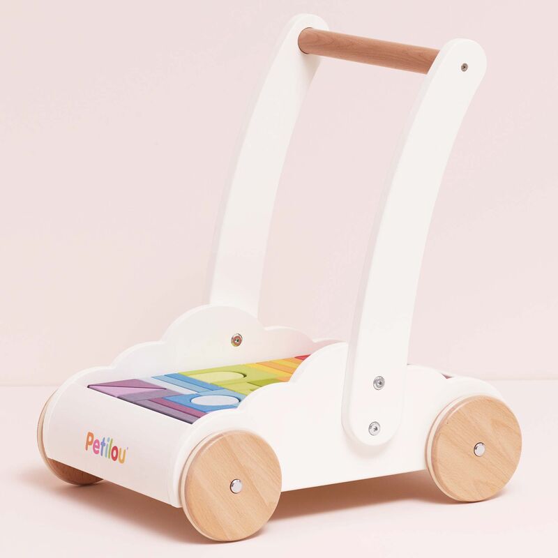 Rainbow Baby Walker & Puzzle - 45 Blocks