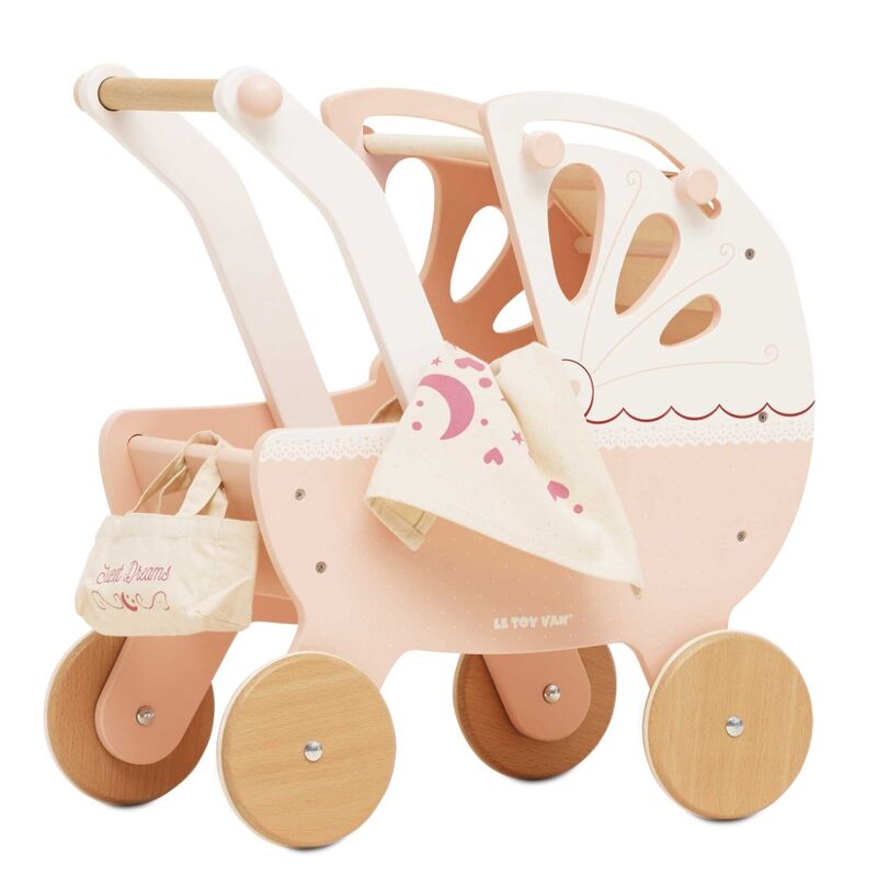 Honeybake Sweet Dreams Pram - Pink