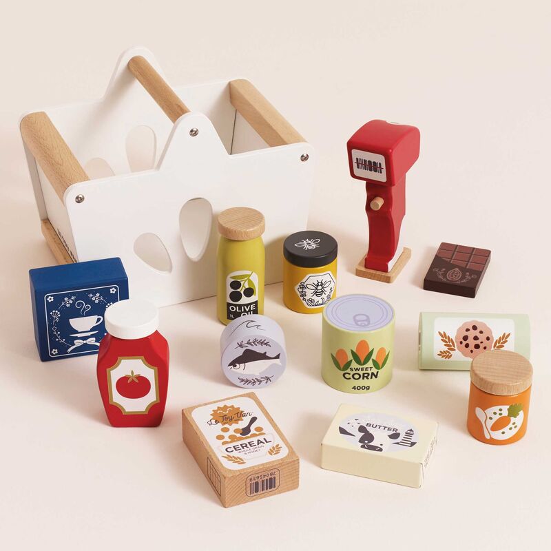 Groceries Set & Scanner - 15 Piece