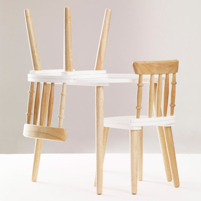 Honeybake Spindle Table and 2 Chairs