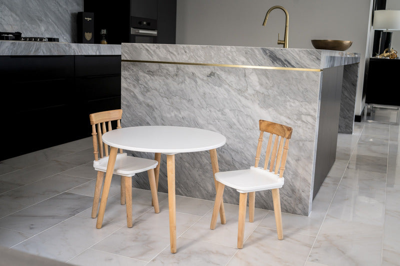 Honeybake Spindle Table and 2 Chairs