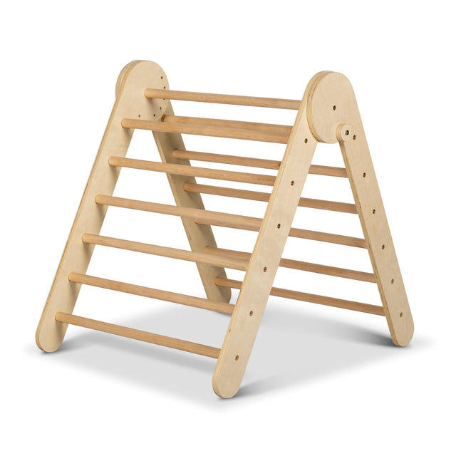 Large Adjustable Folding Climber - Varnished