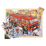 Large Tray Puzzle - Fire Engine-Educational Play-My Happy Helpers