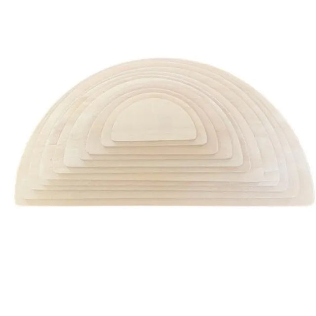 Large Wooden RAINBOW Semi Circles