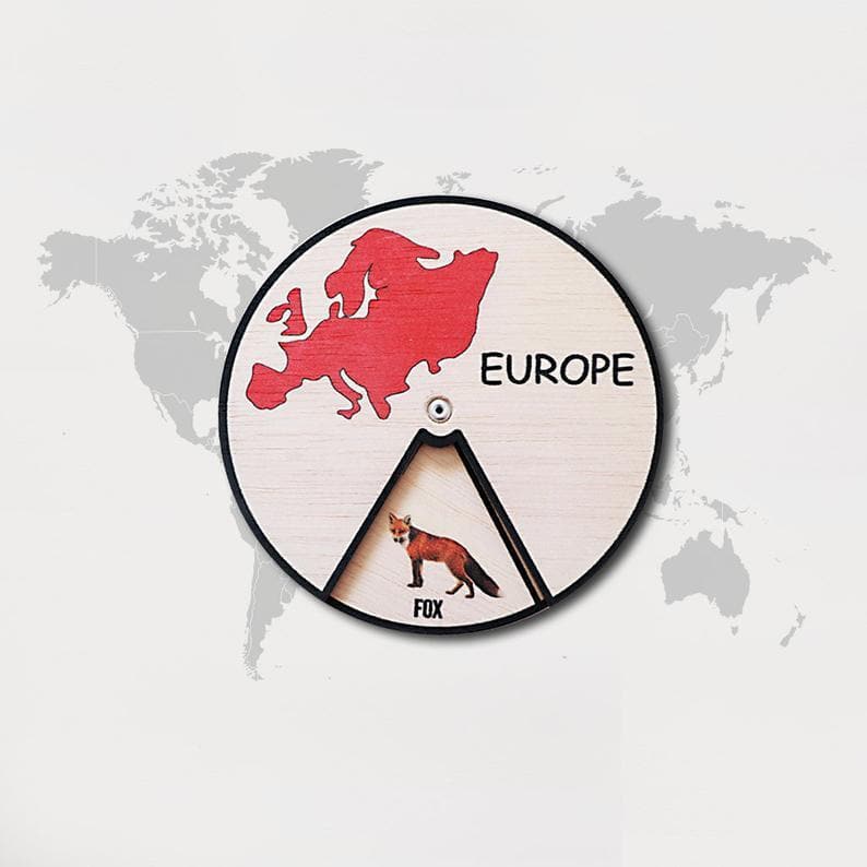 Learning Wheels - Animals & Continents