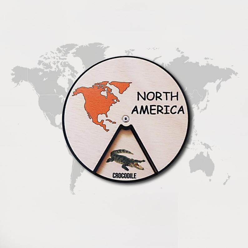 Learning Wheels - Animals & Continents