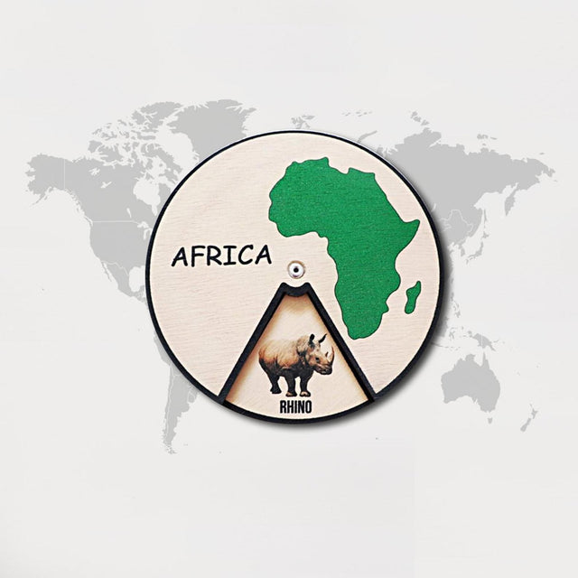 Learning Wheels - Animals & Continents