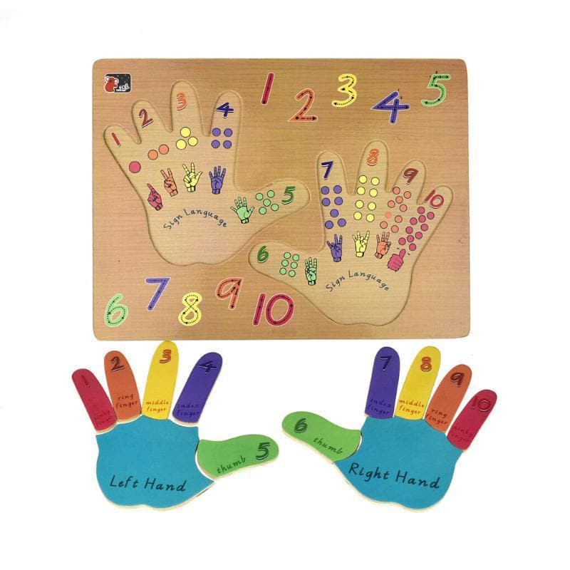 Left and Right Hand Puzzle