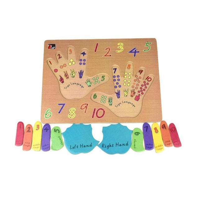 Left and Right Hand Puzzle
