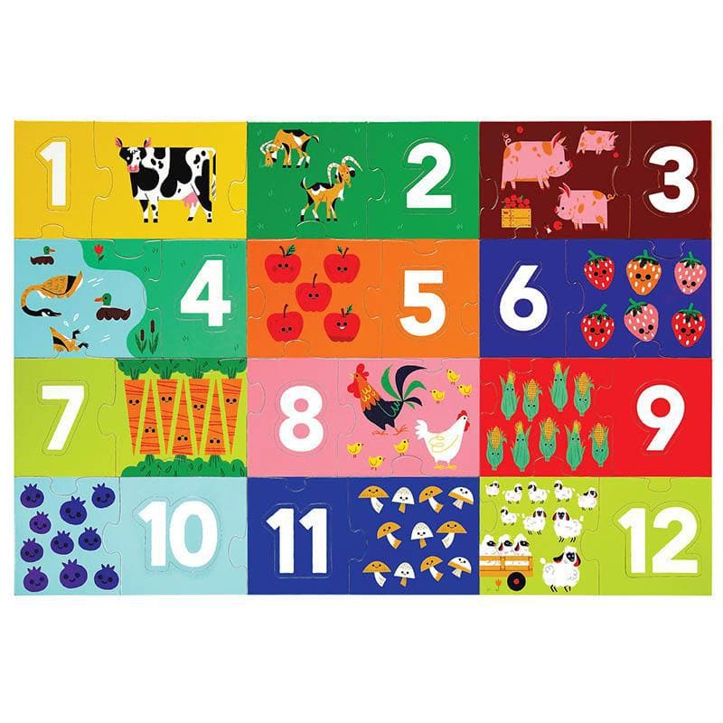 Let's Learn Puzzle 36pc - Barnyard 123