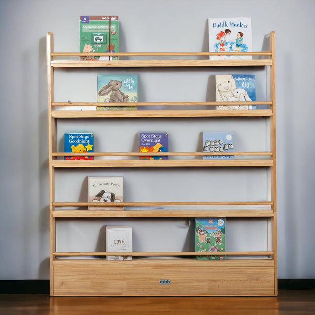 Little Readers Book Shelf - Varnished-Furniture & Décor-My Happy Helpers