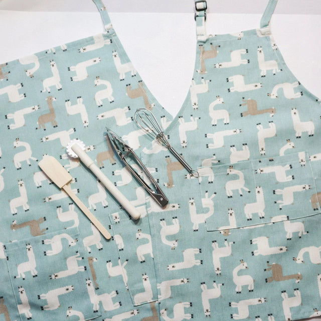 Llama Parent Aprons for Cooking and Baking