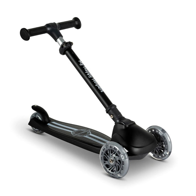 MHH 3 Wheel Folding Scooter - Jet Black