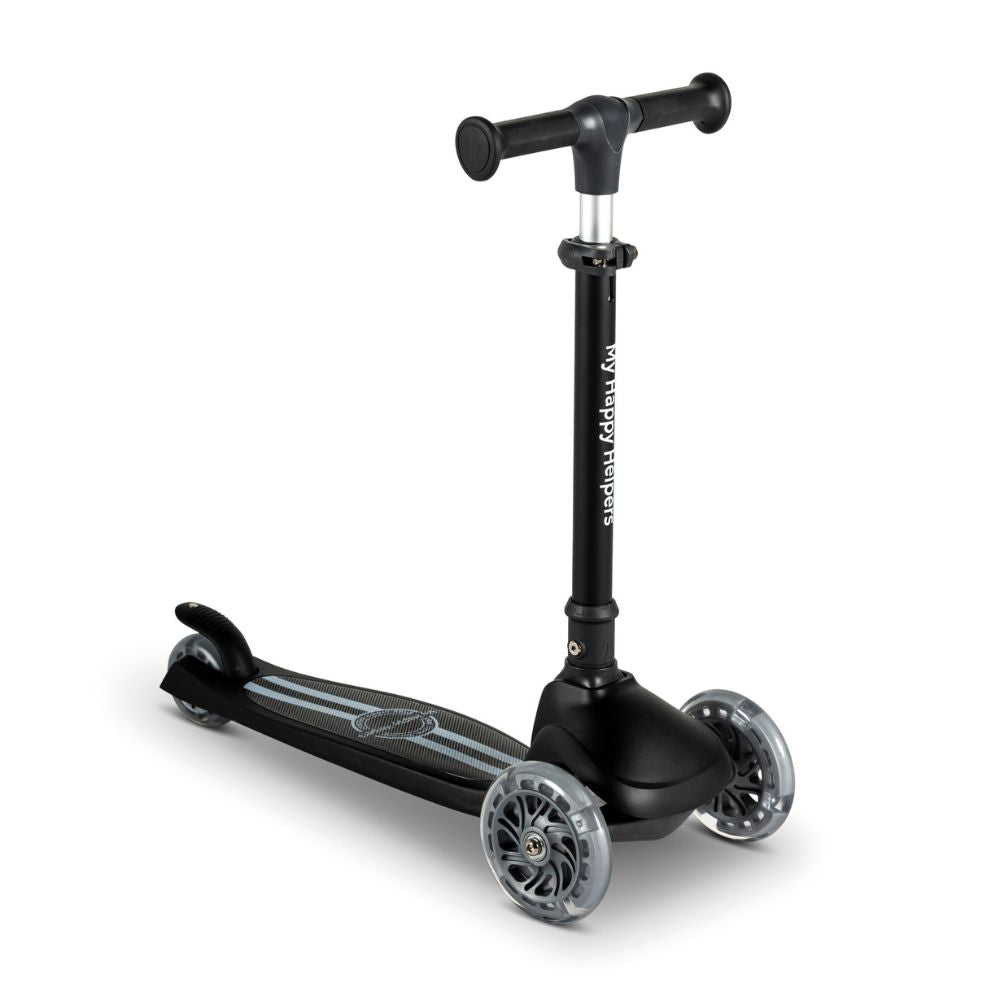 MHH 3 Wheel Folding Scooter - Jet Black