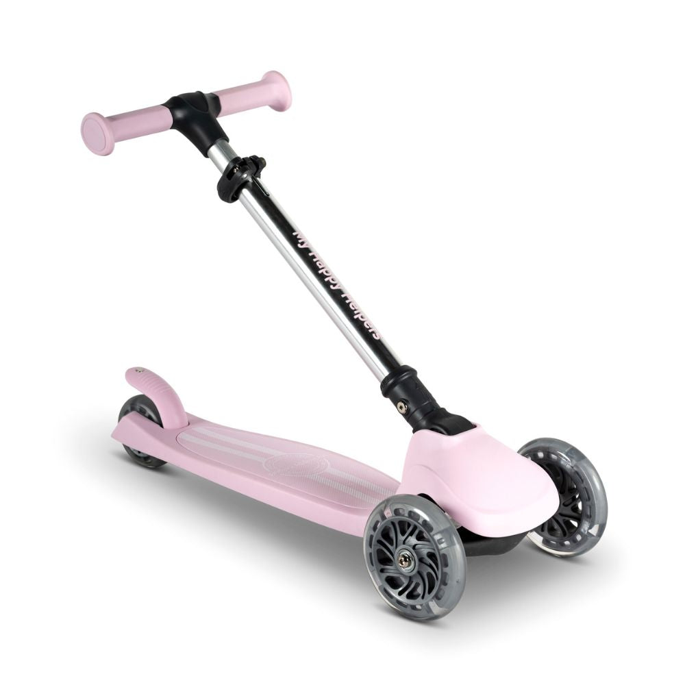 MHH 3 Wheel Folding Scooter - Rose Pink