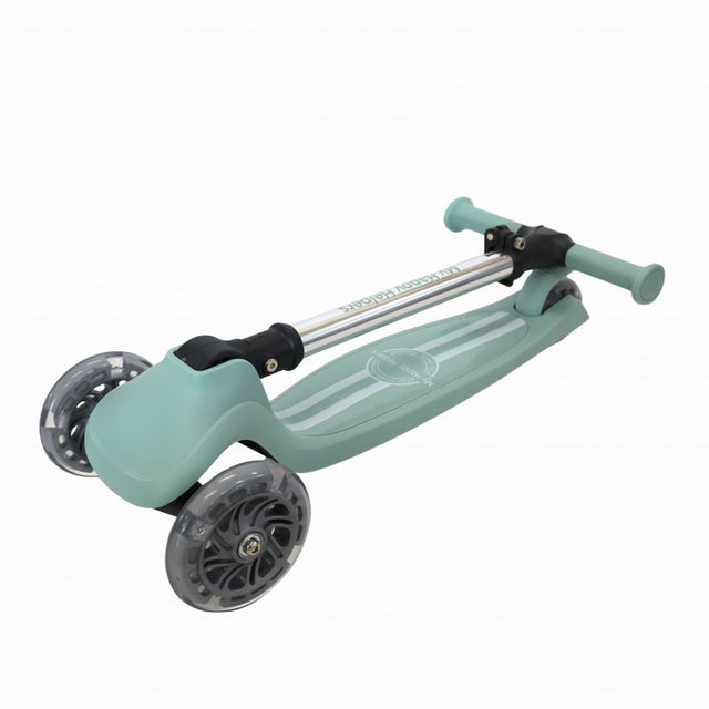 MHH 3 Wheel Folding Scooter - Sage Green