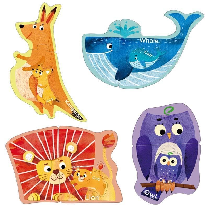 MI Growth Puzzle Level 1 - Match Babe Animals