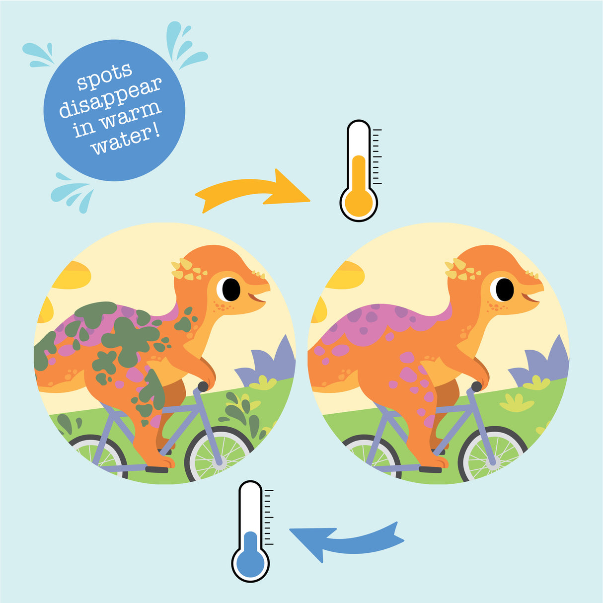 Magic Bath Book - Messy Dinosaurs