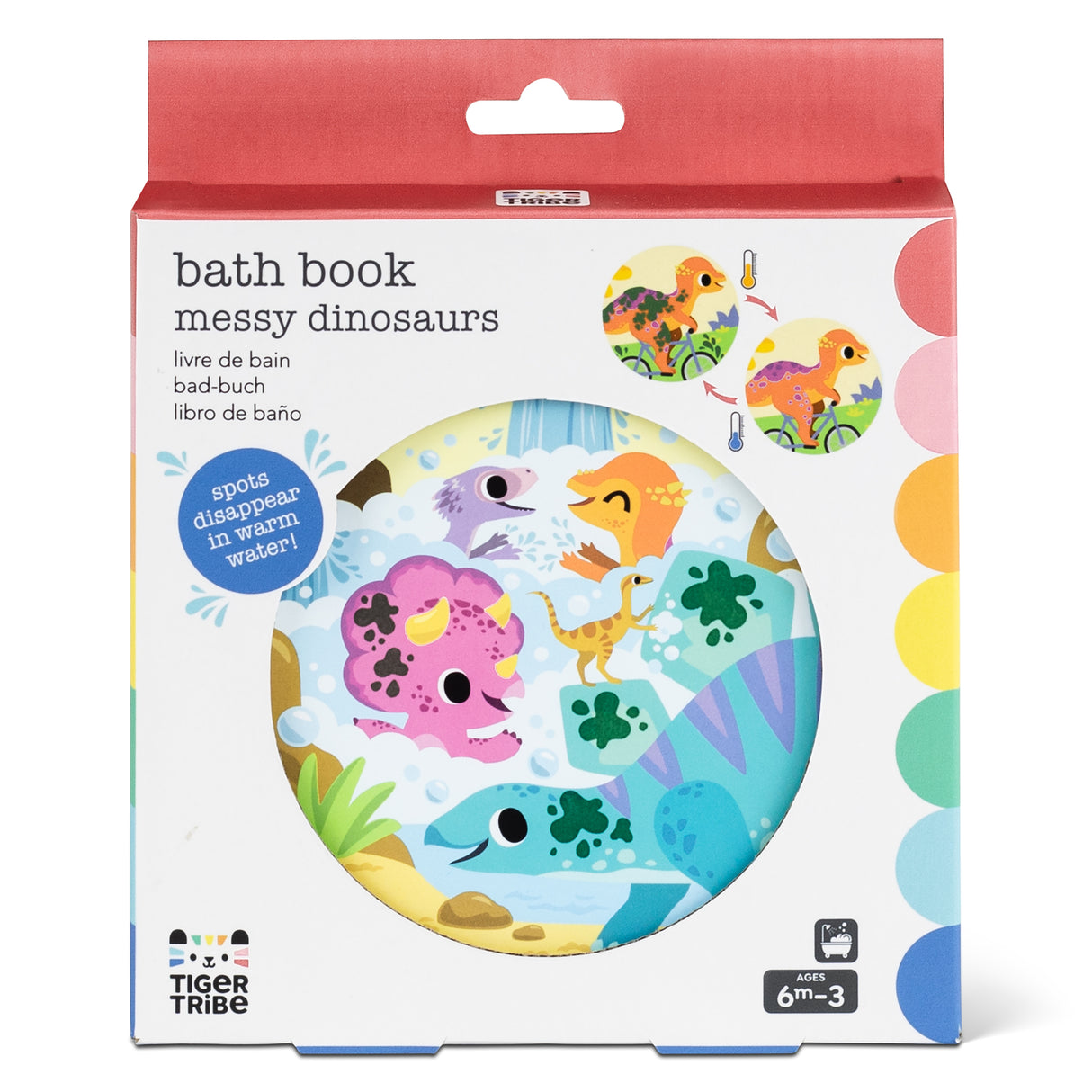 Magic Bath Book - Messy Dinosaurs