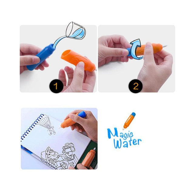 Magic Water Coloring Pad - Amusement Park