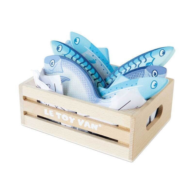 Market Fish Wooden Play Food Crate - 7 Piece