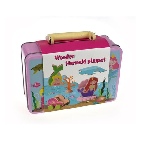 Mermaid Playset in Tin Case
