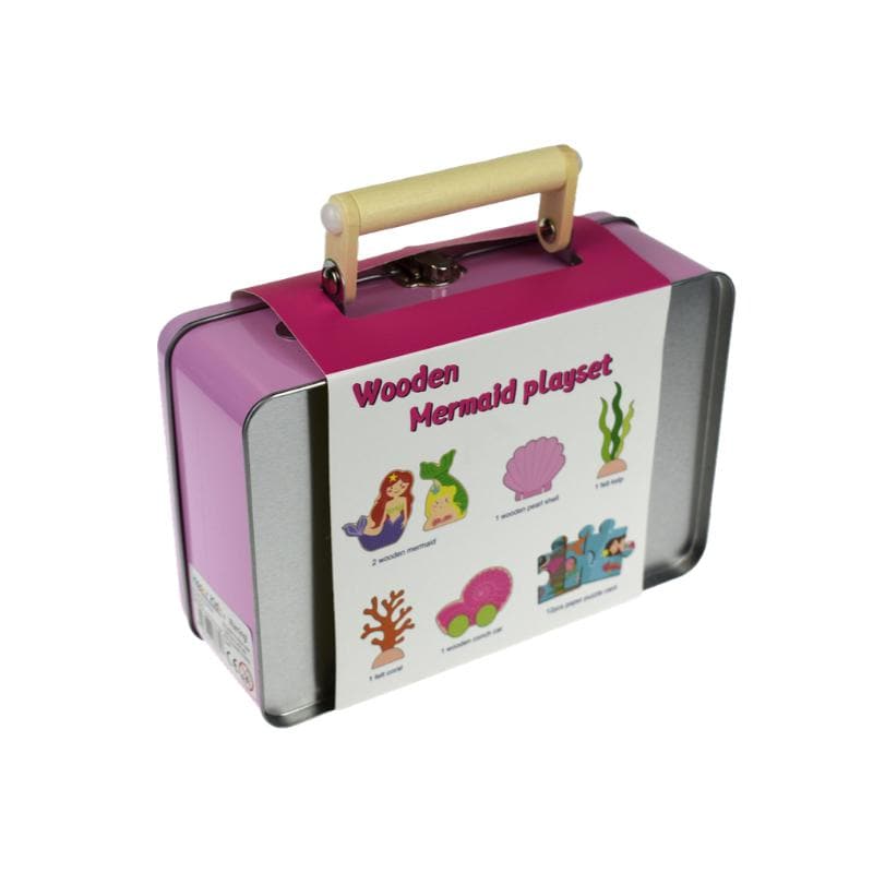 Mermaid Playset in Tin Case