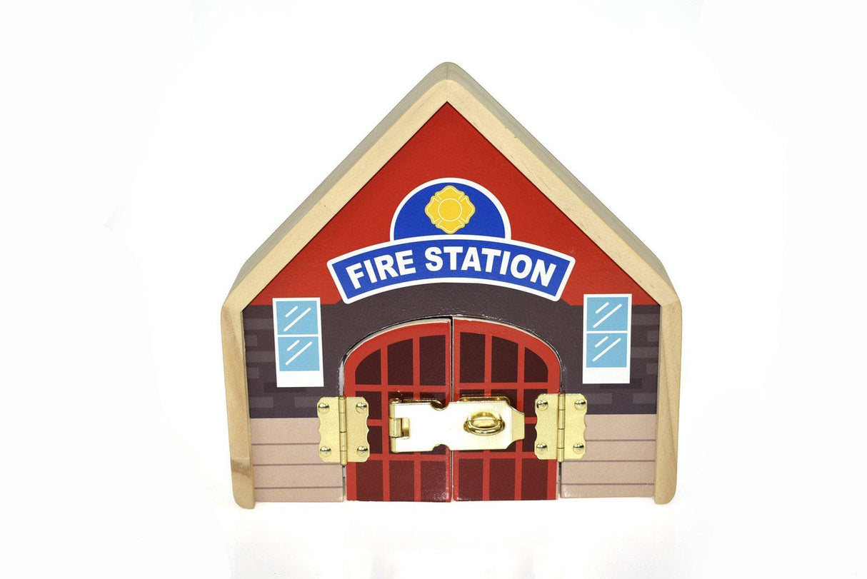 Metal Latch Playset - Firestation