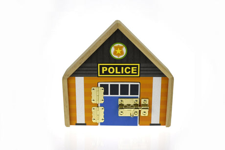 Metal Latch Playset - Police-Educational Play-My Happy Helpers