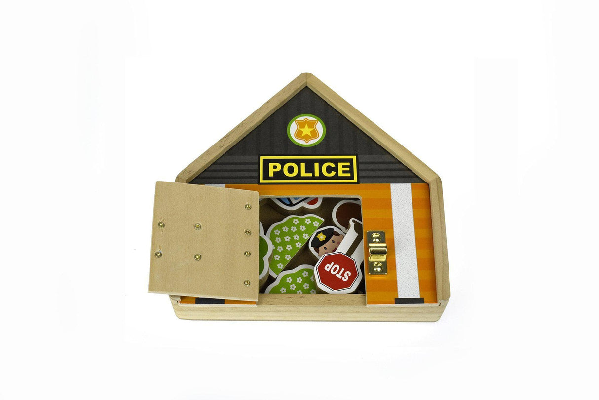 Metal Latch Playset - Police
