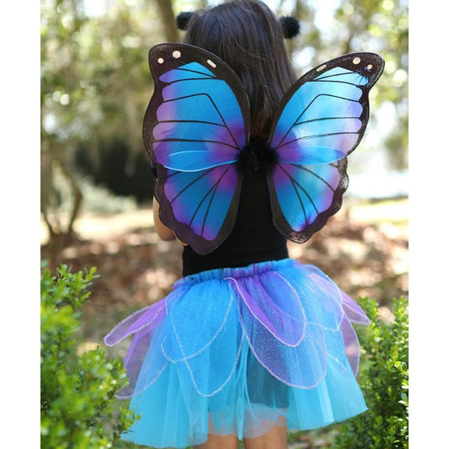 Midnight Butterfly Tutu with Wings & Headband