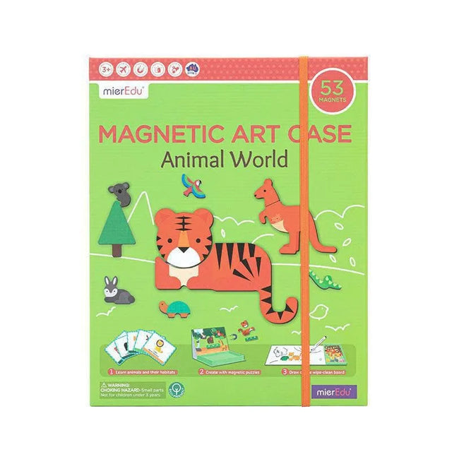 Mier Edu Magnetic Art Case - Animal World