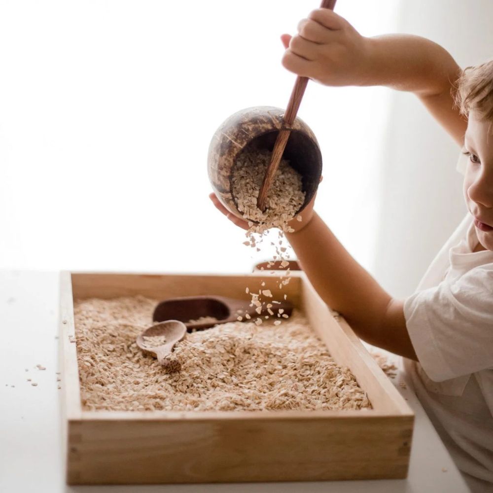 Mini Coco Shell Water Scoop