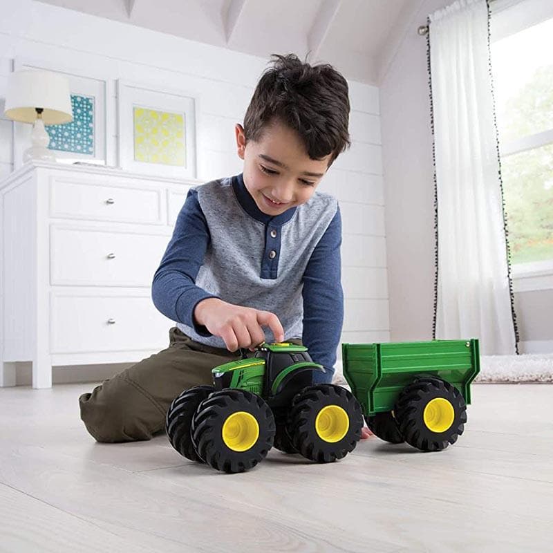 Monster Treads Tractor with Wagon (Lights and Sounds)