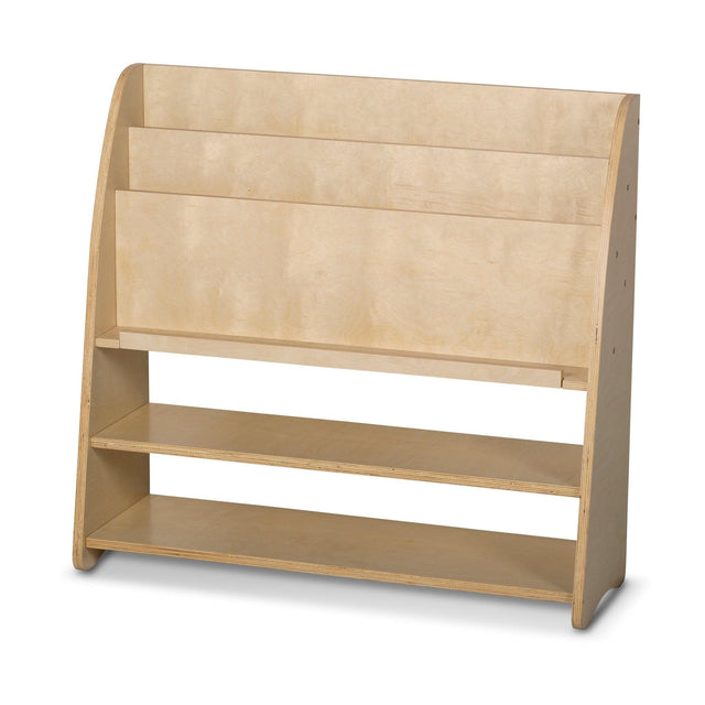 Montessori 2:1 Bookshelf - Varnished Birch