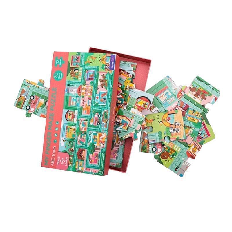 My Finger Maze Puzzle - ABC Town
