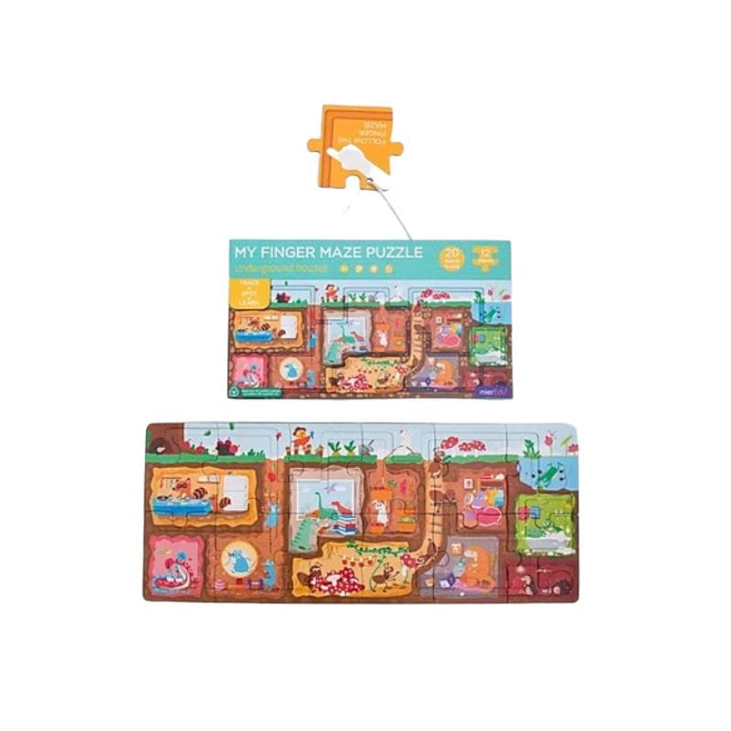 My Finger Maze Puzzle - Underground Houses