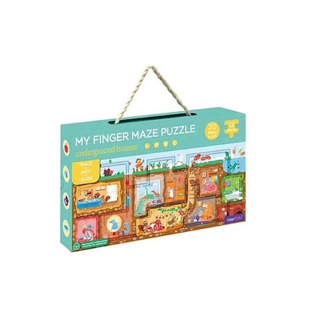 My Finger Maze Puzzle - Underground Houses