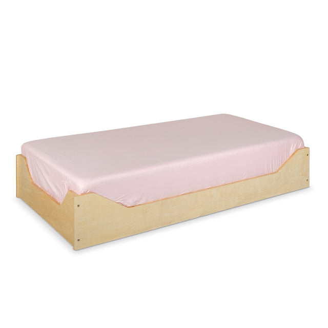 My First Monti Floor Bed- Varnished Birch