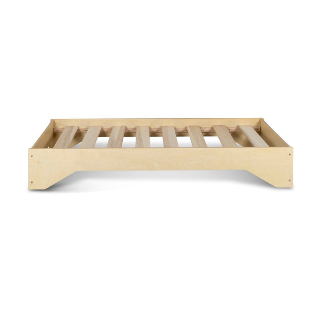 My First Monti Floor Bed- Varnished Birch