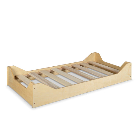 My First Monti Floor Bed- Varnished Birch