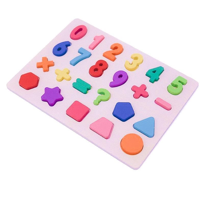 Numbers and Shapes Puzzle Set