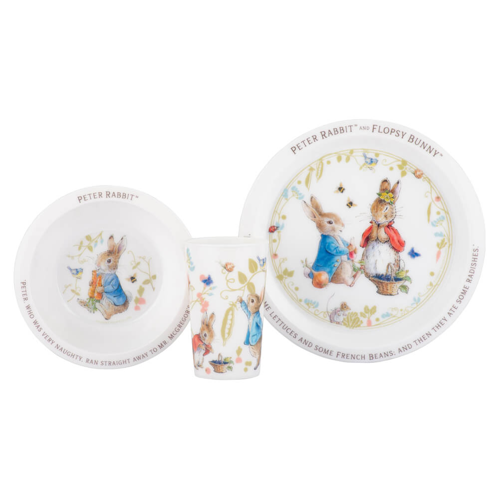 Peter Rabbit: 3pc Dinner Set