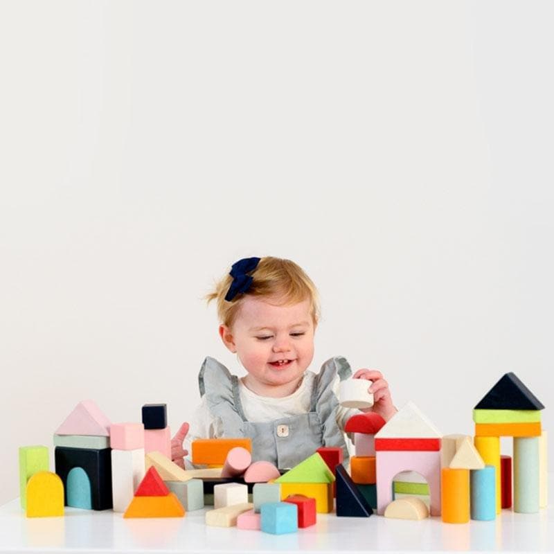 Petilou 60pc Building Blocks Set & Bag