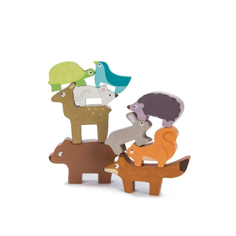 Petilou Forest Stacking Animals & Bag