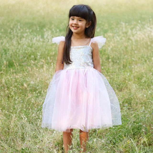 Pink Sequins Princess Dress