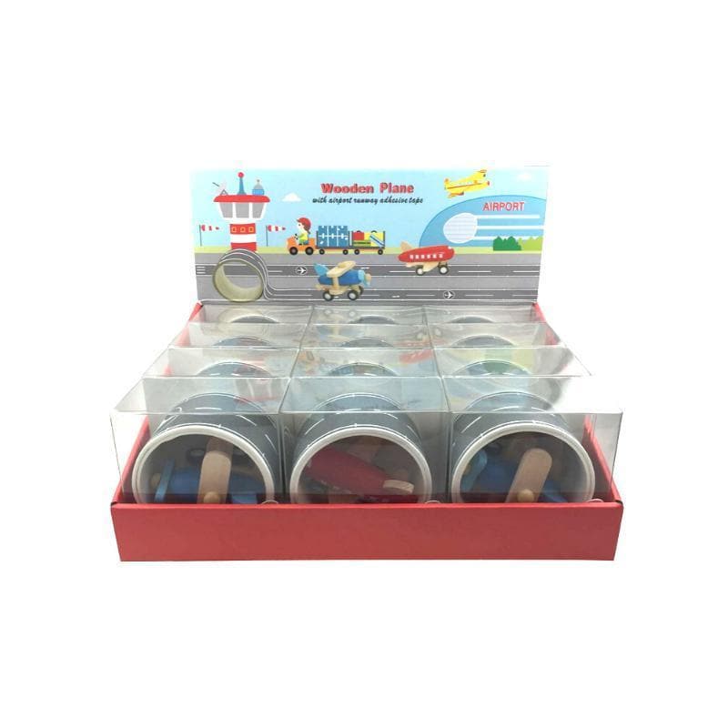 Plane with Runway Tape