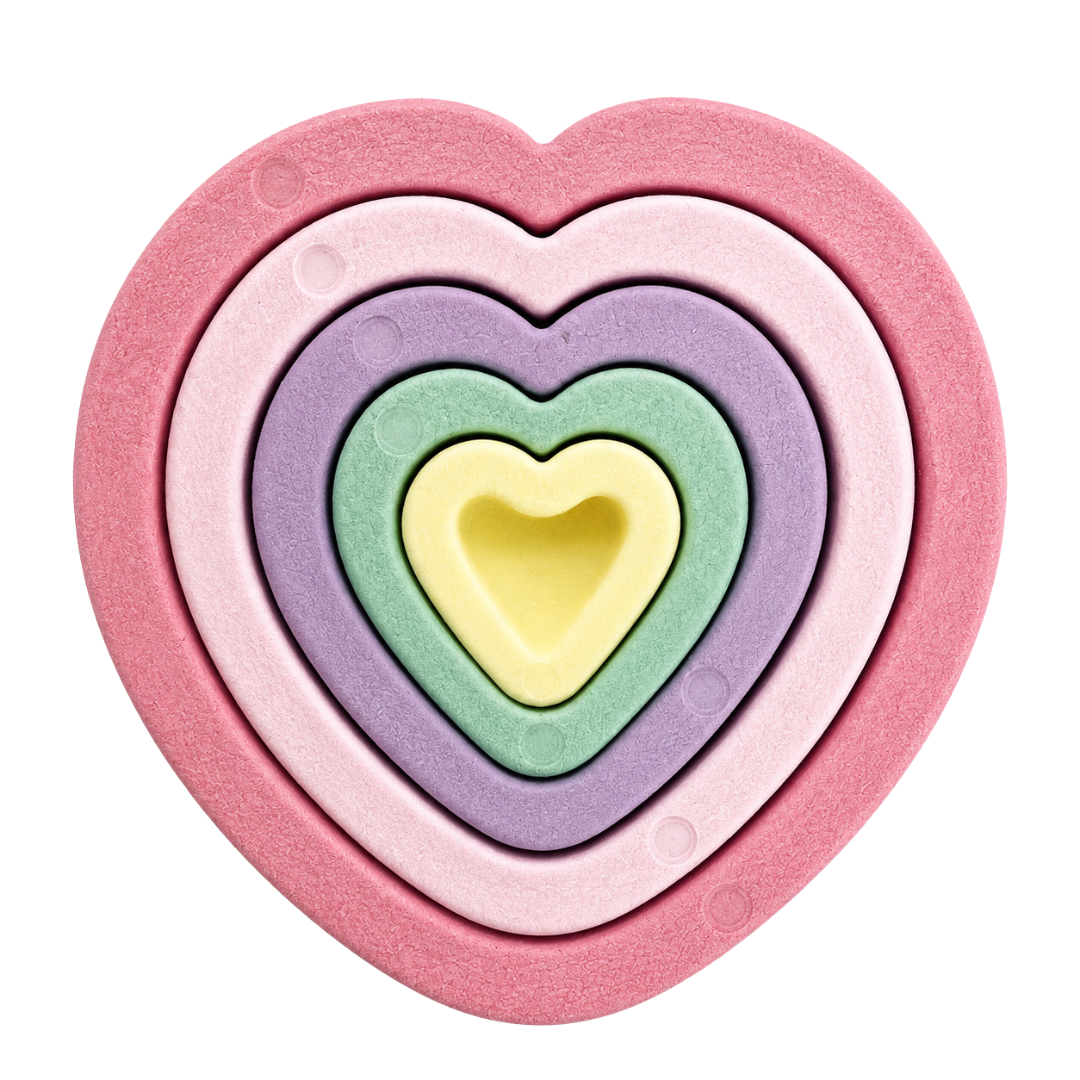 Stepping Stone - Pink Hearts