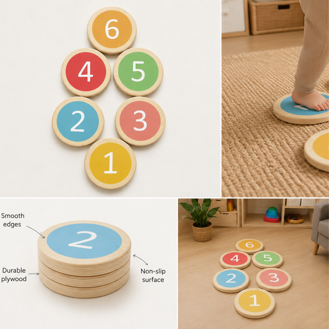 Wooden Stepping Stones